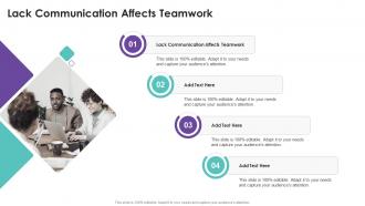 Lack Communication Affects Teamwork In Powerpoint And Google Slides Cpb