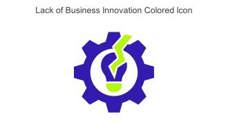 Lack Of Business Innovation Colored Icon In Powerpoint Pptx Png And Editable Eps Format