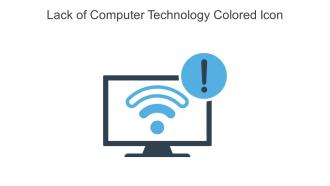Lack Of Computer Technology Colored Icon In Powerpoint Pptx Png And Editable Eps Format