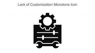 Lack Of Customization Monotone Icon In Powerpoint Pptx Png And Editable Eps Format