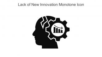 Lack Of New Innovation Monotone Icon In Powerpoint Pptx Png And Editable Eps Format