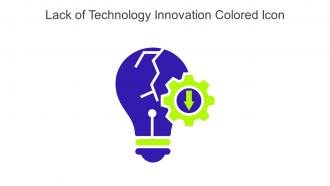 Lack Of Technology Innovation Colored Icon In Powerpoint Pptx Png And Editable Eps Format