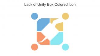 Lack Of Unity Box Colored Icon In Powerpoint Pptx Png And Editable Eps Format