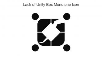 Lack Of Unity Box Monotone Icon In Powerpoint Pptx Png And Editable Eps Format