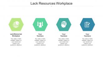 Lack Resources Workplace Ppt Powerpoint Presentation Layouts Outfit Cpb