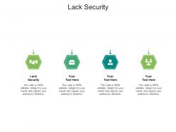 Lack security ppt powerpoint presentation show format cpb