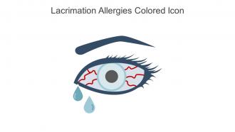 Lacrimation Allergies Colored Icon In Powerpoint Pptx Png And Editable Eps Format