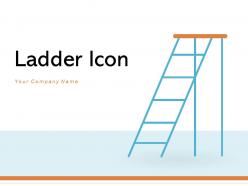 Ladder Icon Depicting Individual Construction Illustrating Progress Development