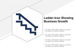 Ladder icon showing business growth
