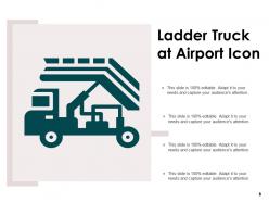 Ladder Icon Success Business Growth Construction Metallic Airport Career