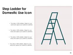 Ladder Icon Success Business Growth Construction Metallic Airport Career