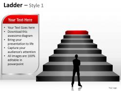 Ladder style 1 powerpoint presentation slides