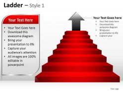 Ladder style 1 powerpoint presentation slides