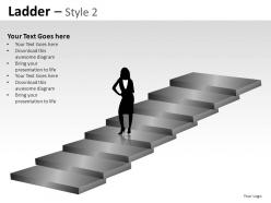 Ladder style 2 powerpoint presentation slides