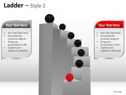 Ladder style 2 powerpoint presentation slides
