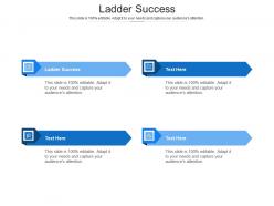 Ladder success ppt powerpoint presentation outline summary cpb