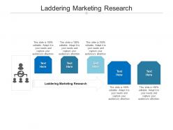 Laddering marketing research ppt powerpoint presentation infographic template gridlines cpb