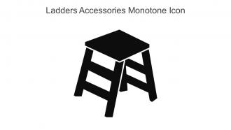 Ladders Accessories Monotone Icon In Powerpoint Pptx Png And Editable Eps Format