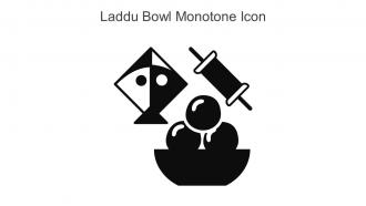 Laddu Bowl Monotone Icon In Powerpoint Pptx Png And Editable Eps Format