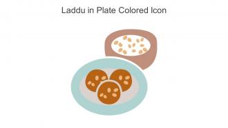Laddu In Plate Colored Icon In Powerpoint Pptx Png And Editable Eps Format