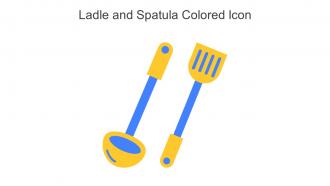 Ladle And Spatula Colored Icon In Powerpoint Pptx Png And Editable Eps Format