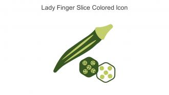 Lady Finger Slice Colored Icon In Powerpoint Pptx Png And Editable Eps Format