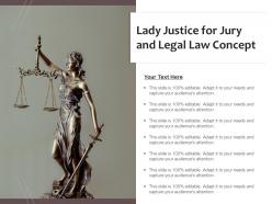 Lady justice for jury and legal law concept