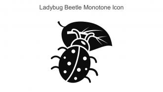 Ladybug Beetle Monotone Icon In Powerpoint Pptx Png And Editable Eps Format