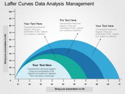 Laffer curves data analysis management flat powerpoint design