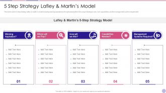 Lafley and Martins Five Step PowerPoint PPT Template Bundles