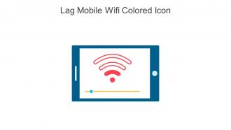 Lag Mobile Wifi Colored Icon In Powerpoint Pptx Png And Editable Eps Format