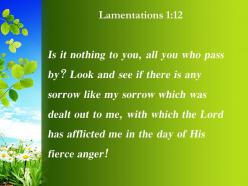 Lamentations 1 12 the day of his fierce anger powerpoint church sermon