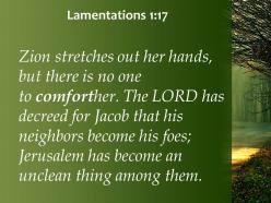 Lamentations 1 17 jerusalem has become an unclean powerpoint church sermon