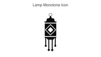 Lamp Monotone Icon In Powerpoint Pptx Png And Editable Eps Format