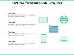 LAN Icon Technology Processing Hierarchy Connection Wireless
