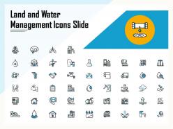 Land and water management icons slide ppt powerpoint presentation icon format ideas