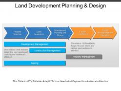 Land development planning and design