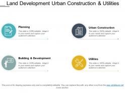 Land development urban construction and utilities