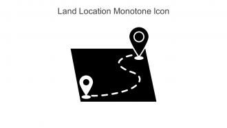Land Location Monotone Icon In Powerpoint Pptx Png And Editable Eps Format