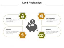 Land registration ppt powerpoint presentation gallery format ideas cpb
