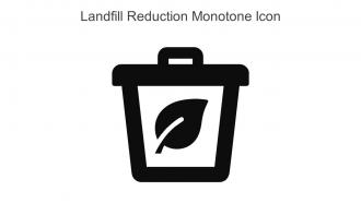 Landfill Reduction Monotone Icon In Powerpoint Pptx Png And Editable Eps Format