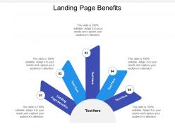 Landing page benefits ppt powerpoint presentation styles elements cpb