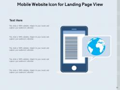 Landing Page Business Development Global Representing Service Information