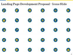 Landing page development proposal powerpoint presentation slides