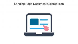 Landing Page Document Colored Icon In Powerpoint Pptx Png And Editable Eps Format