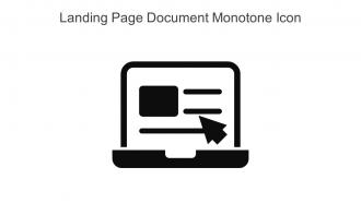 Landing Page Document Monotone Icon In Powerpoint Pptx Png And Editable Eps Format