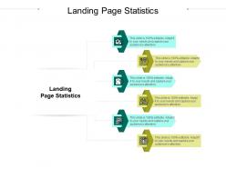 Landing page statistics ppt powerpoint presentation design ideas cpb