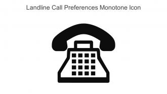 Landline Call Preferences Monotone Icon In Powerpoint Pptx Png And Editable Eps Format