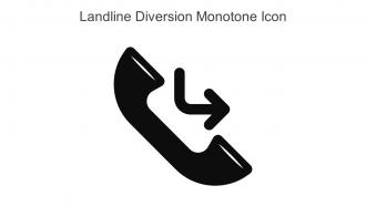 Landline Diversion Monotone Icon In Powerpoint Pptx Png And Editable Eps Format