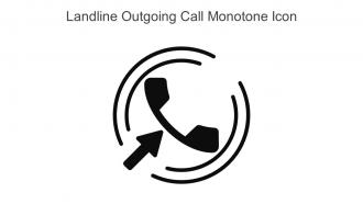 Landline Outgoing Call Monotone Icon In Powerpoint Pptx Png And Editable Eps Format